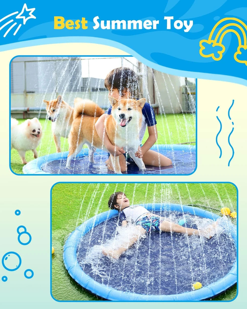 Piscina Spruzzatore per Cani