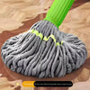 Mop Automatico Rotante 2-in-1 in Acciaio Inossidabile con Design a Torsione Senza Mani