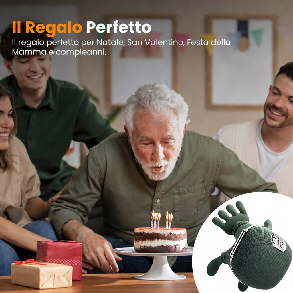 Massaggiatore Collo Caldo Bionico 4D Shiatsu