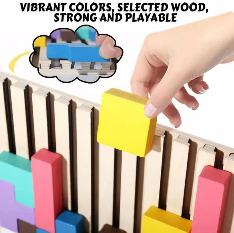 Montessori Wooden Tetris