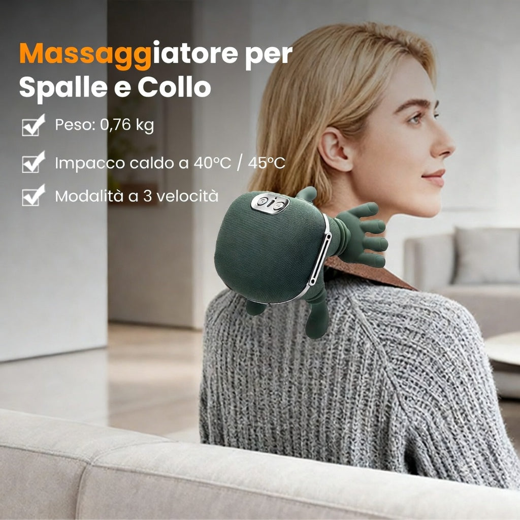 Massaggiatore Collo Caldo Bionico 4D Shiatsu
